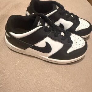 Nike Kids Black and White Sneakers
